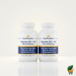 SunFusion Vitamin D3 + K2 Ultra Potency – 2 Bottle Combo